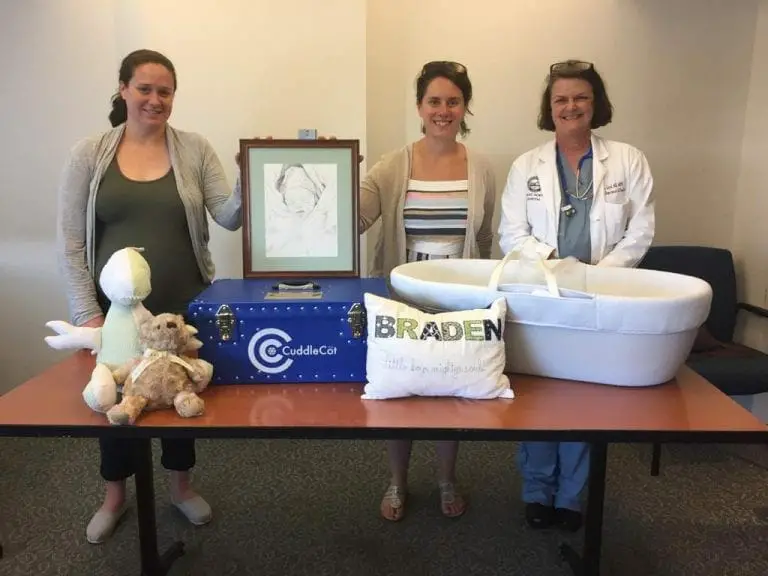 Cuddle cot donation in honor of Braden, contributed by mother Megan