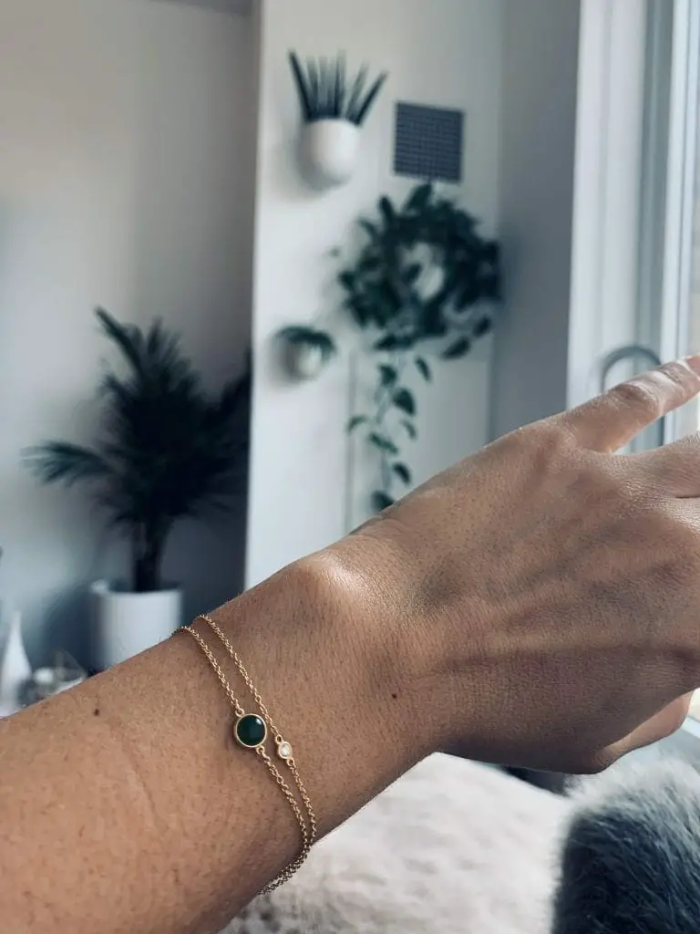 Jade's bracelet, contributed by mother Stacey