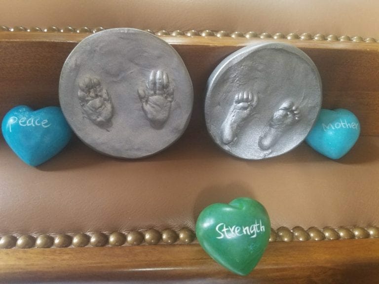 Hand & footprints of Shalamar, contributed by mother Alysia