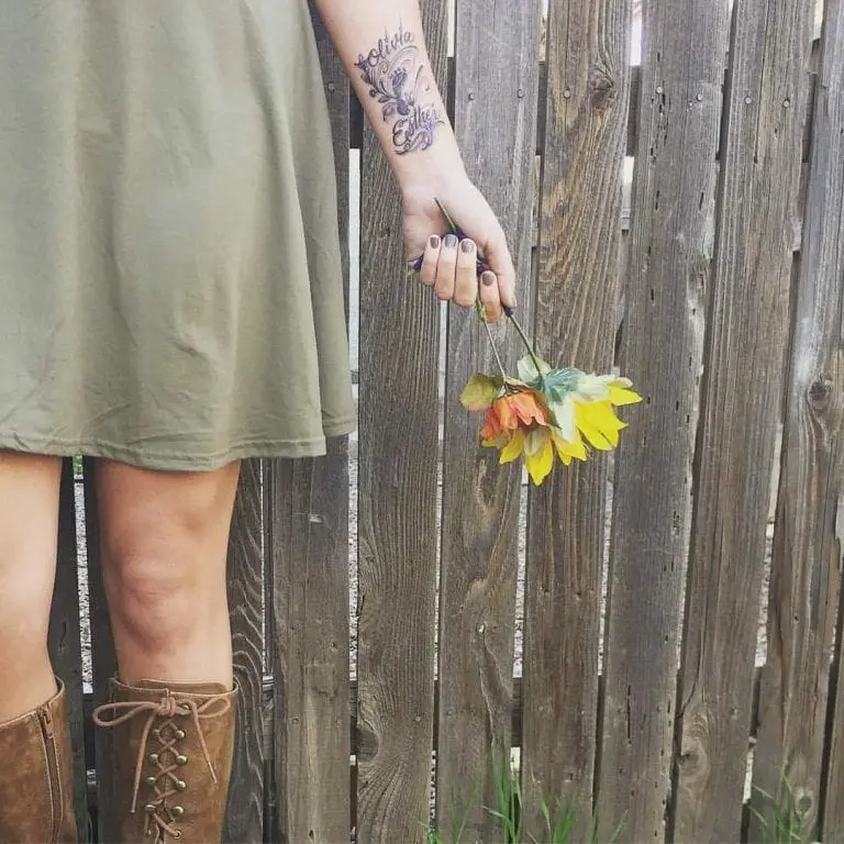 Tattoo honoring Olivia, contributed by mother Jillian